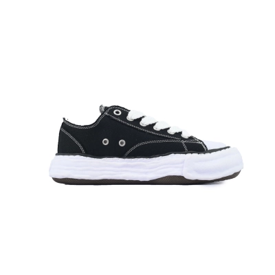 Maison Mihara Yasuhiro Peterson 23 OG Sole Canvas Low Top Sneakers Black A11FW702 02
