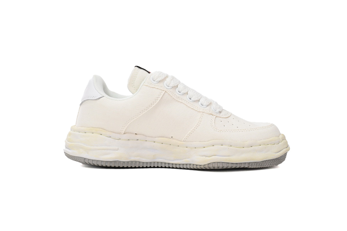 Maison Mihara Yasuhiro Wayne OG Sole Canvas Low White Vintage Sole  A08FW706-WHT