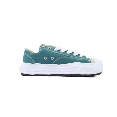Maison Mihara Yasuhiro Peterson OG Sole Canvas Low Teal Green White  A09FW702-BLUE 02