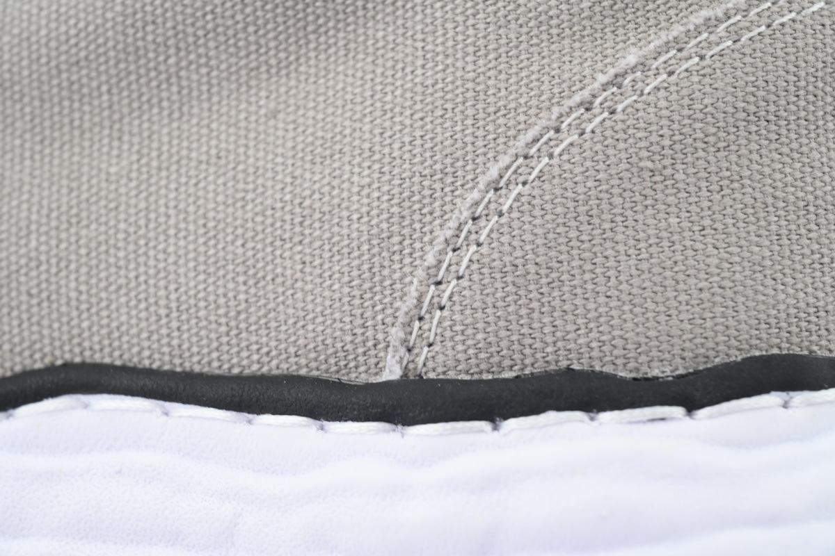 Maison Mihara Yasuhiro Baker OG Sole Canvas Low Grey White Black Piping   A02FW704-GRY