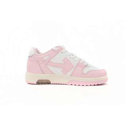 Off-White "Out Of Office" (OOO) Low Tops White Pink  OWIA259S21LEA0013001 02