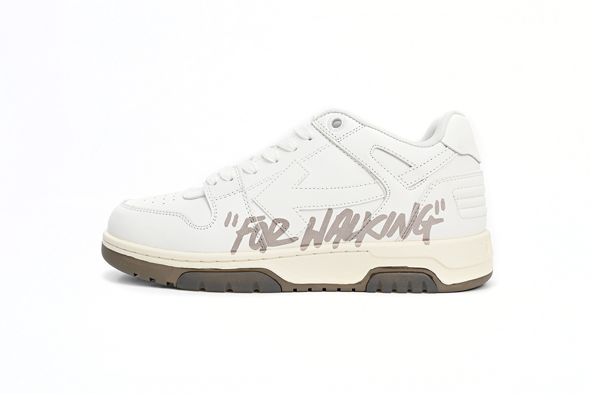 Off-White "Out Of Office" (OOO) For Walking White Beige/Brown OMIA189 C99LEA00 30117