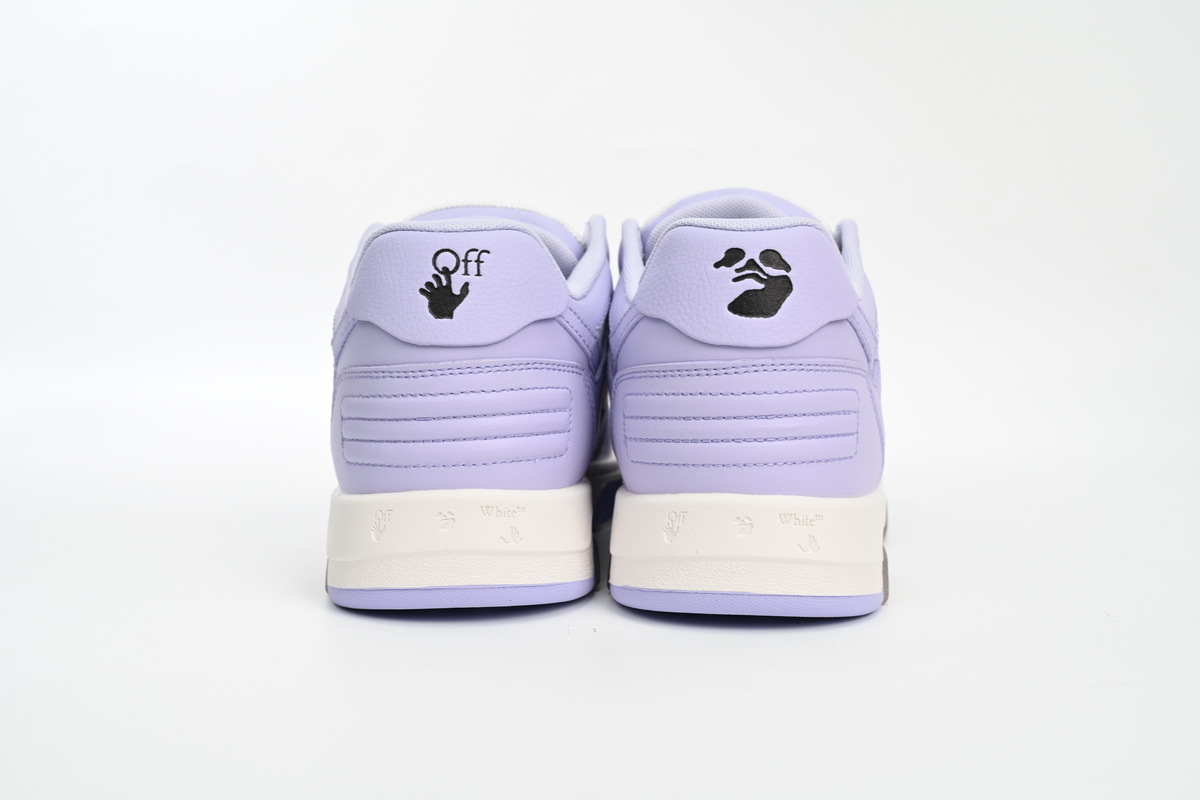 OFF-WHITE Out Of Office "000" Low White Violet / Lilac Purple  OMIA189S21LEA0014525