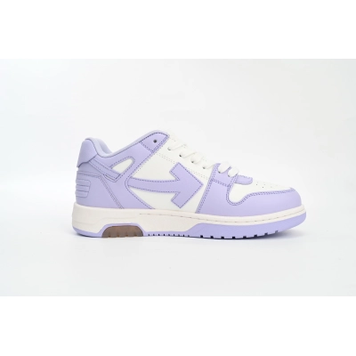 OFF-WHITE Out Of Office "000" Low White Violet / Lilac Purple  OMIA189S21LEA0014525 02