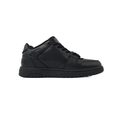 OFF-WHITE Out Of Office OOO Low Tops Triple Black  OMIA189C99LEA0131010 02