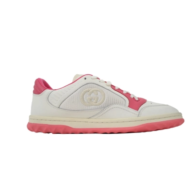 Gucci MAC80 Gucci MAC80 White Pink Distressed Sneaker 747914 AAB79 9151 02