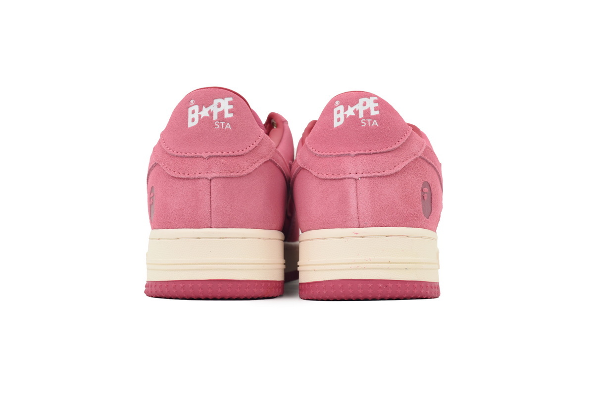 A BATHING APE BAPE STA OS “Pink Suede” 1H70-191-004
