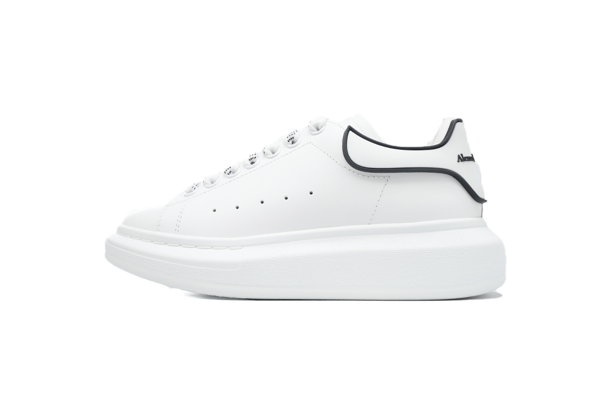 Alexander McQueen Oversized Sneaker “White Black Outline”