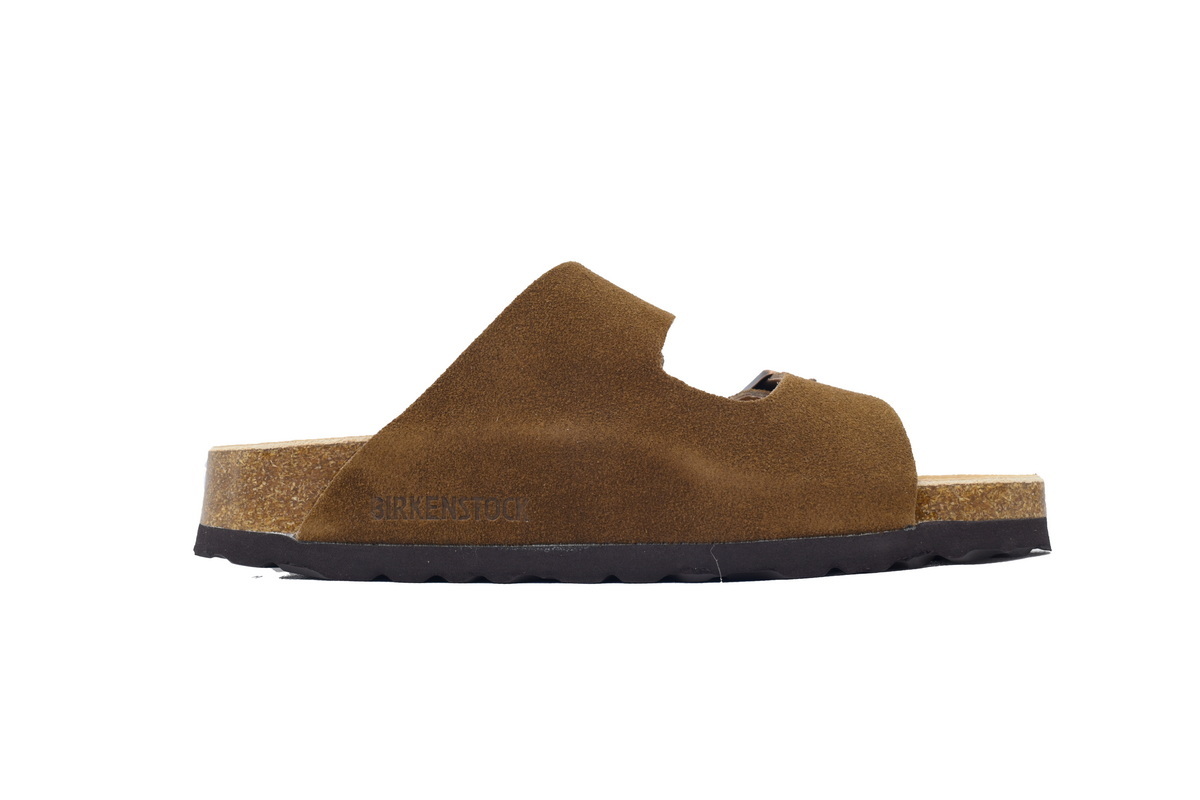 Birkenstock Arizona SFB Suede Sandals - Taupe 0951301