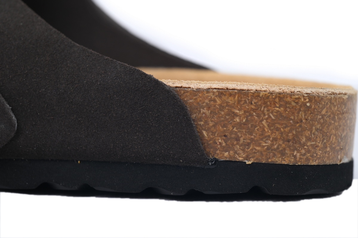 Birkenstock Boston SFB Suede Clogs - Mocha 0660461