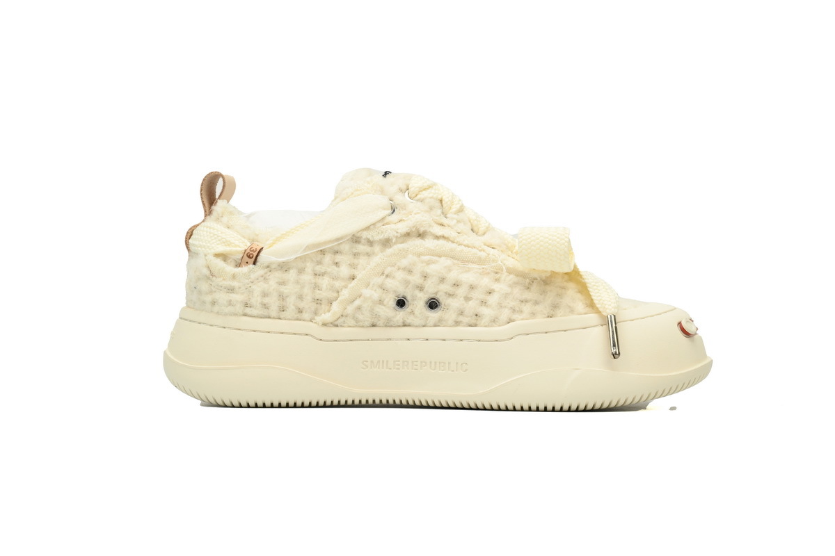SMILEREPUBLIC Monet Tweed Oatmeal Cream【BA3ET】