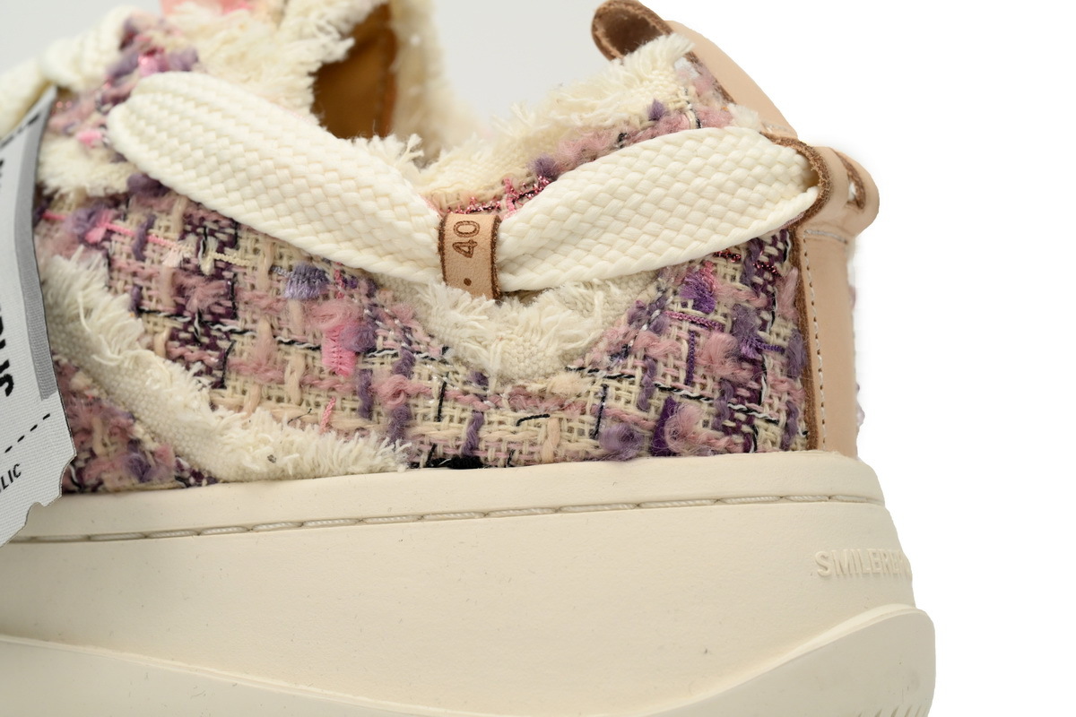 SMILEREPUBLIC Monet Tweed  Pink Purple Plaid【BA3ET】