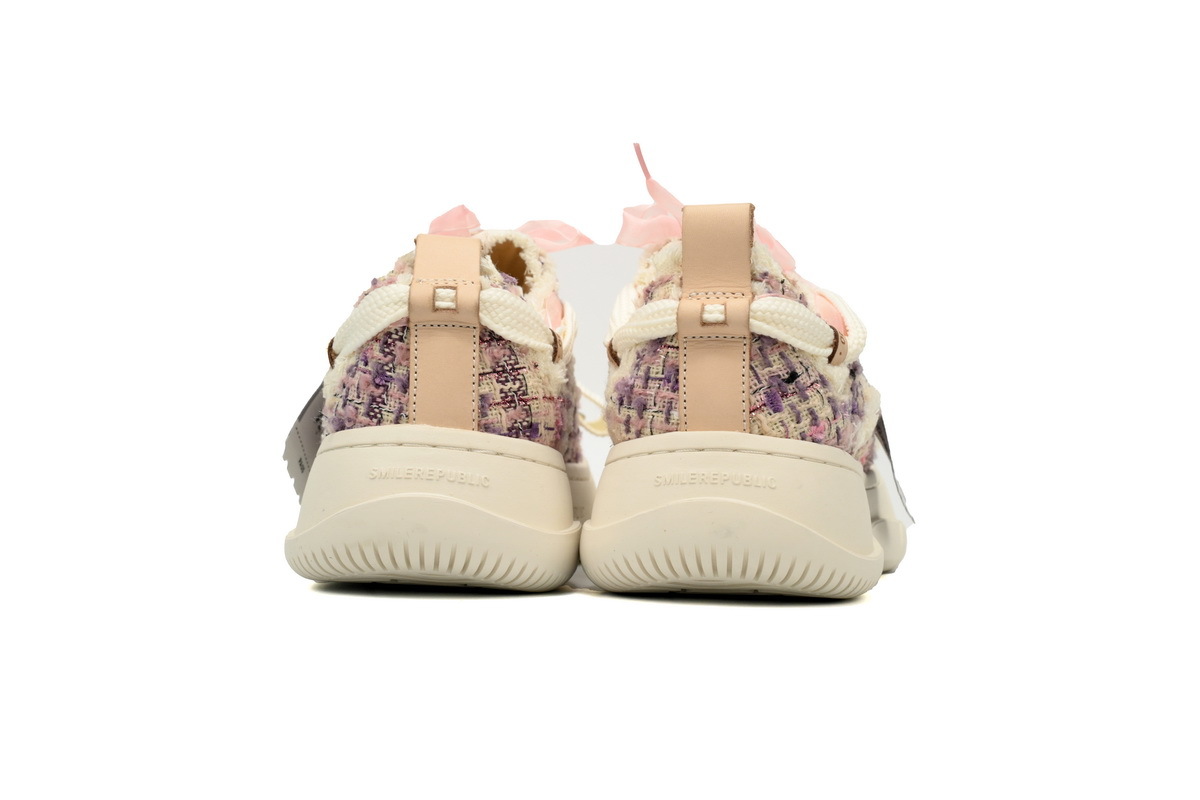 SMILEREPUBLIC Monet Tweed  Pink Purple Plaid【BA3ET】