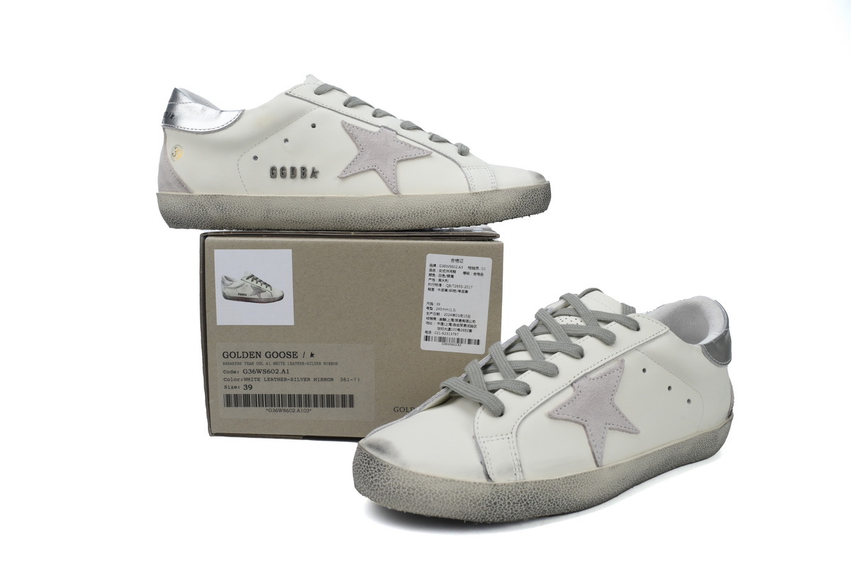 Golden Goose Super Star 'Metallic Silverl'