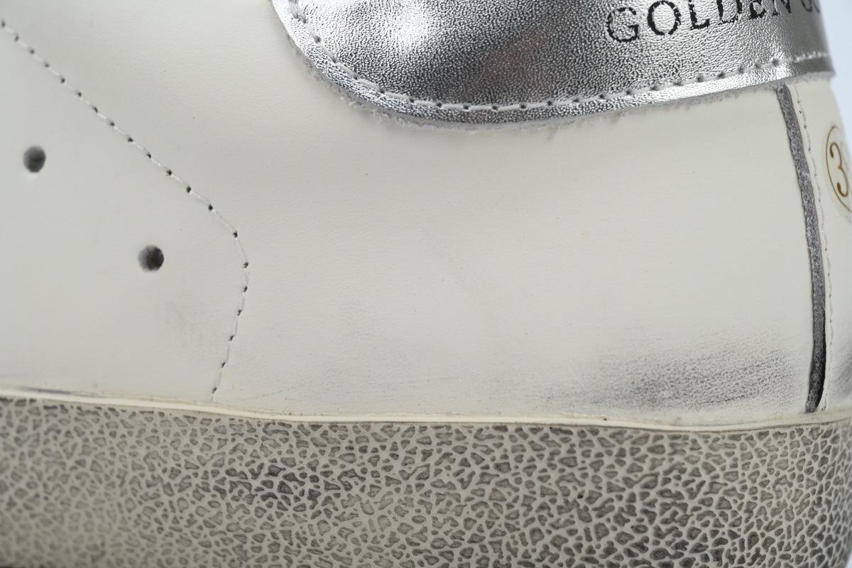 Golden Goose Super Star 'Silver Heel Silver Star'