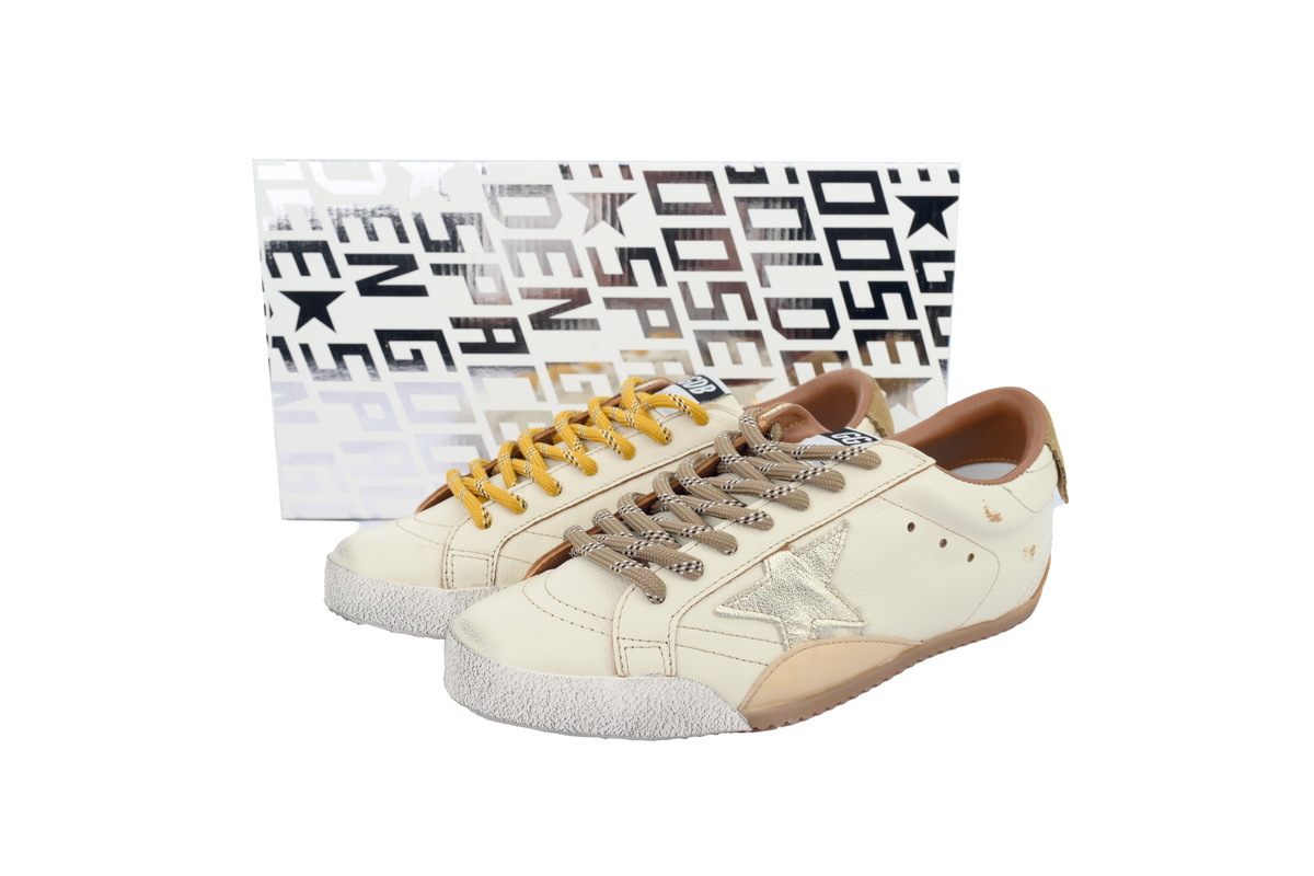 Golden Goose True Star 'Cream Leather Gold Star'