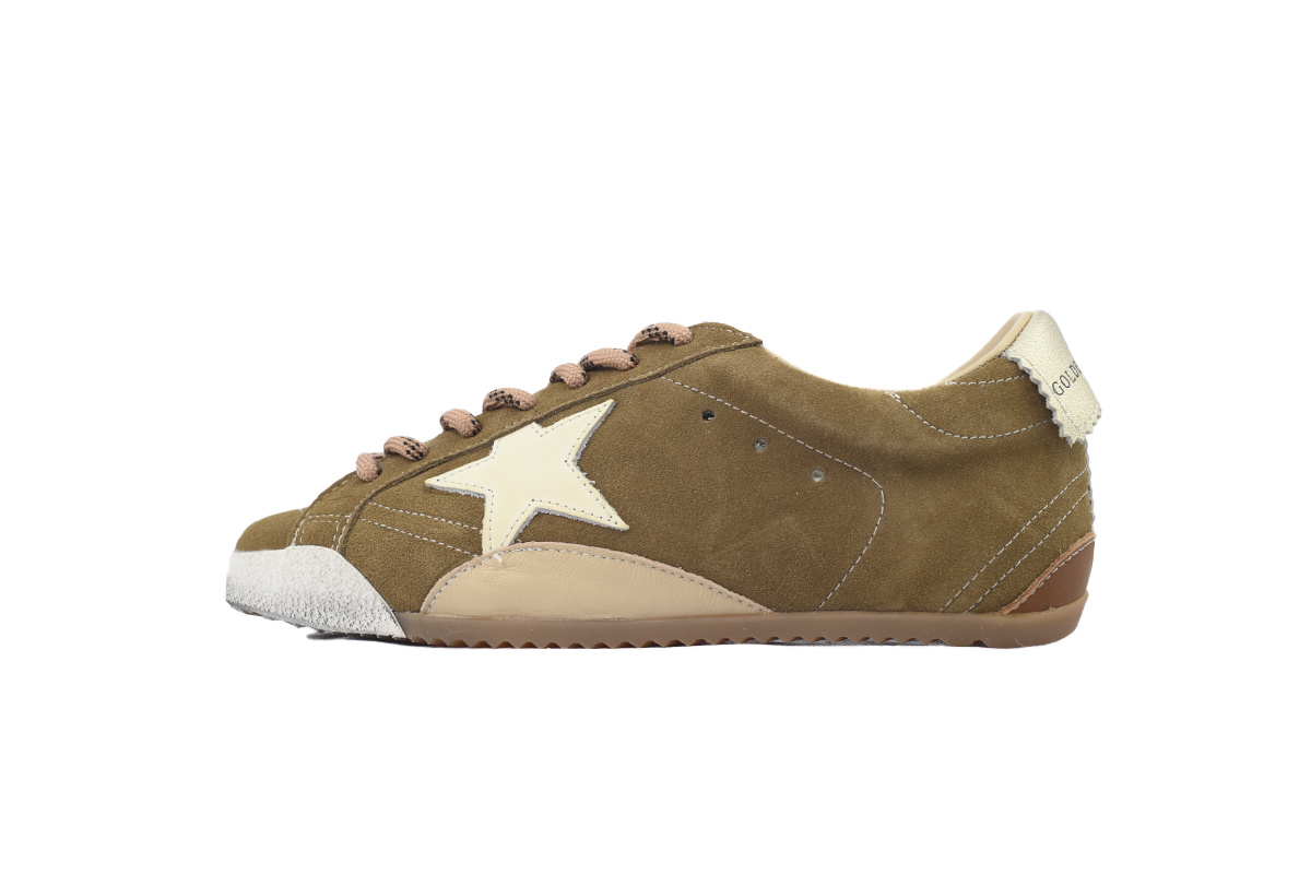 Golden Goose True Star 'Khaki Suede Cream Star'
