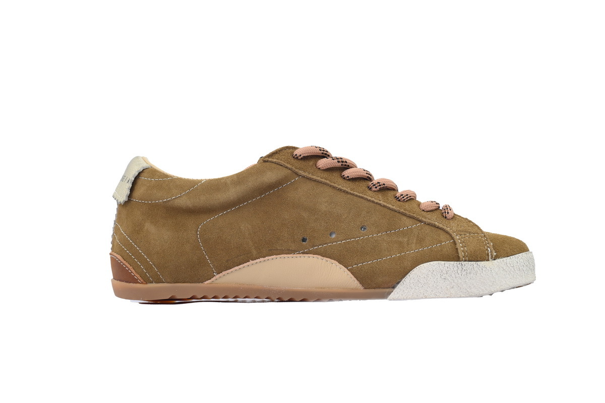Golden Goose True Star 'Khaki Suede Cream Star'