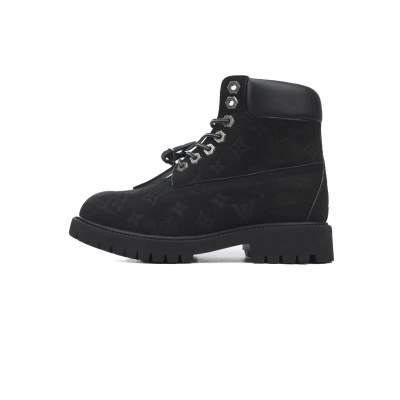 Louis Vuitton x Timberland Monogram 6-Inch Premium Boots - Black 01