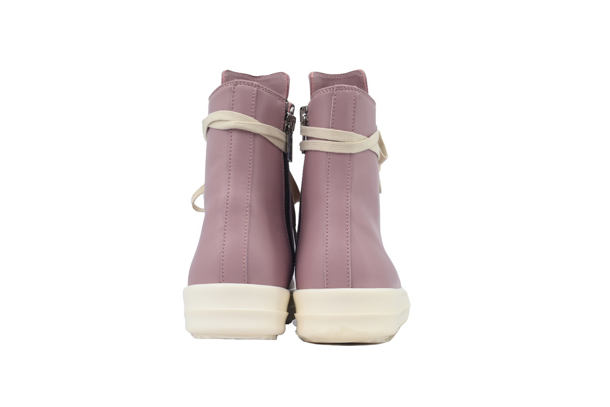 Rick Owens High Sneakers Pink Milk