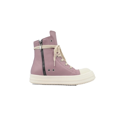 Rick Owens High Sneakers Pink Milk 02