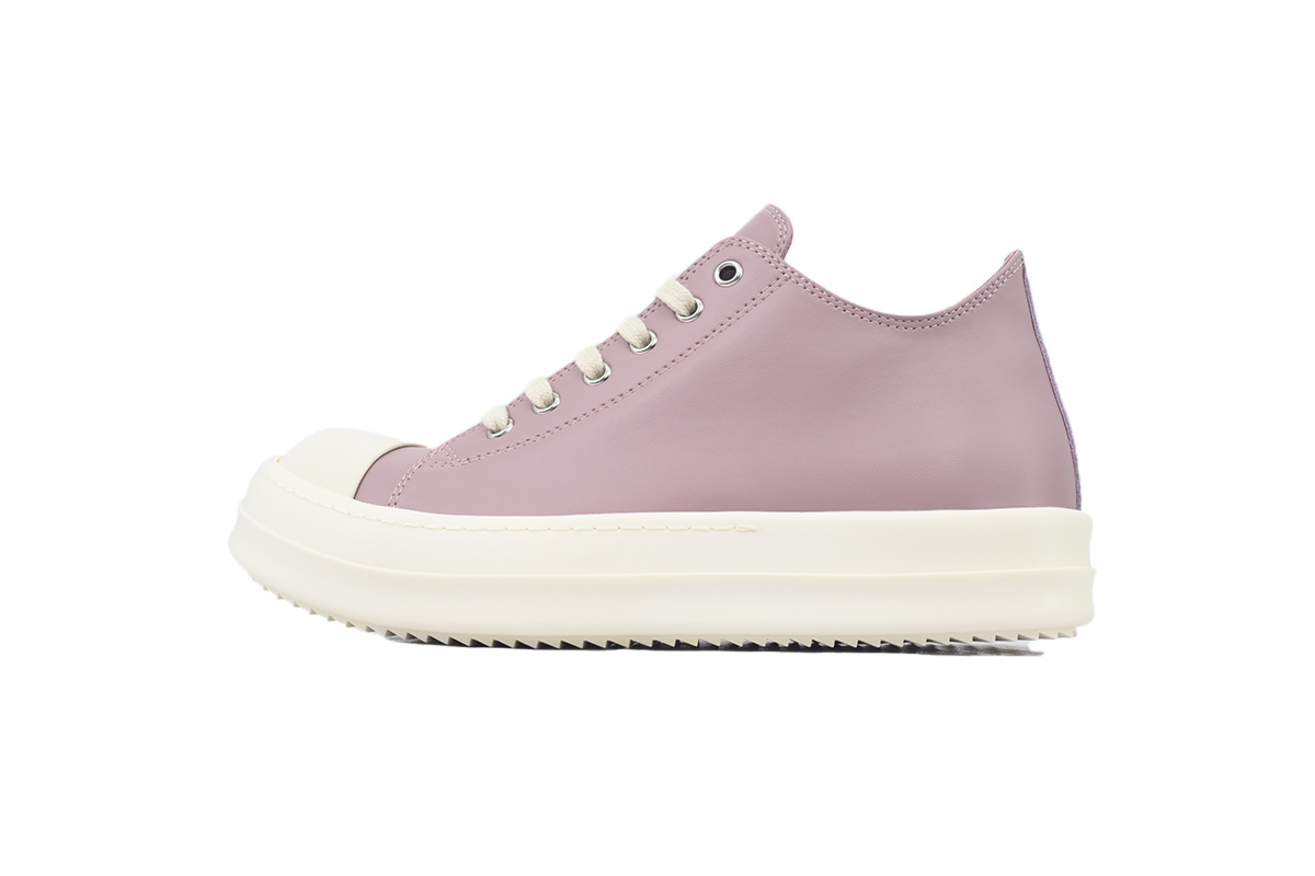 Rick Owens Low Sneaks Pink Milk