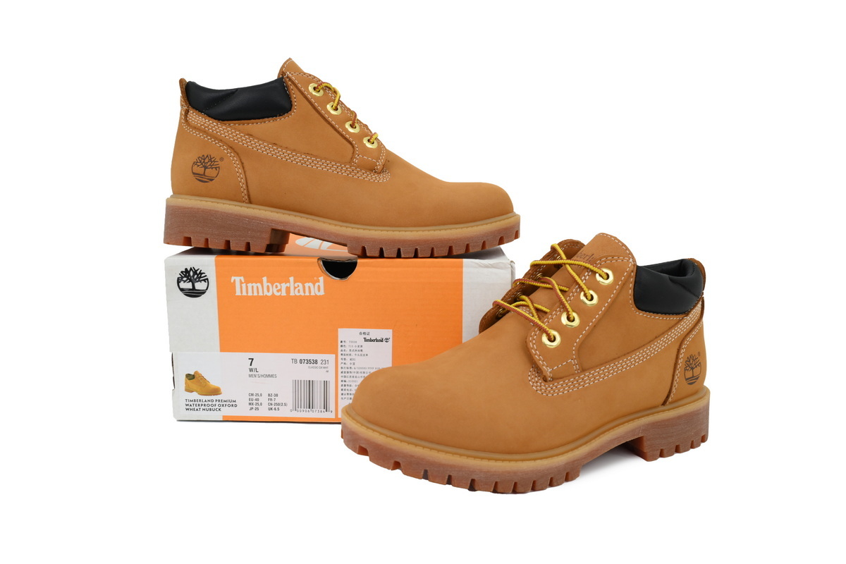 Timberland Premium Waterproof Oxford - Wheat Nubuck