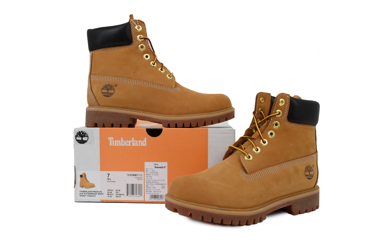 Timberland Premium 6-Inch Waterproof Boot - Wheat Nubuck