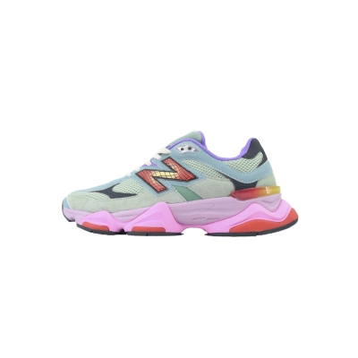 New Balance 9060 Mint Green Purple Sneakers U9060WRB 01