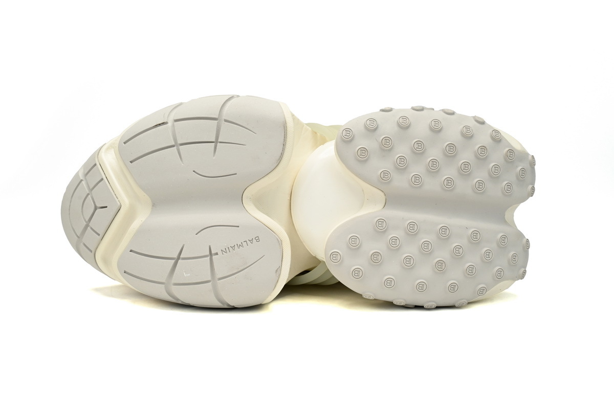 BALMAIN Multikolor Buty sportowe All White YM1VJ309 