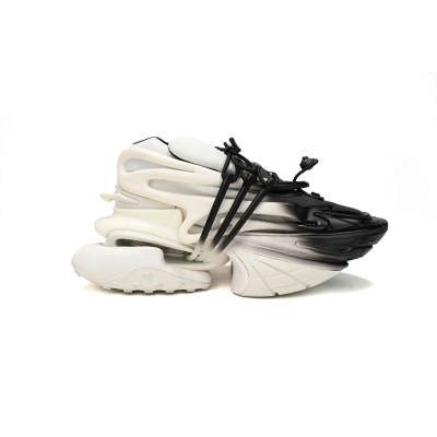 BALMAIN Multikolor Buty sportowe White and Black YM1VJ309  02