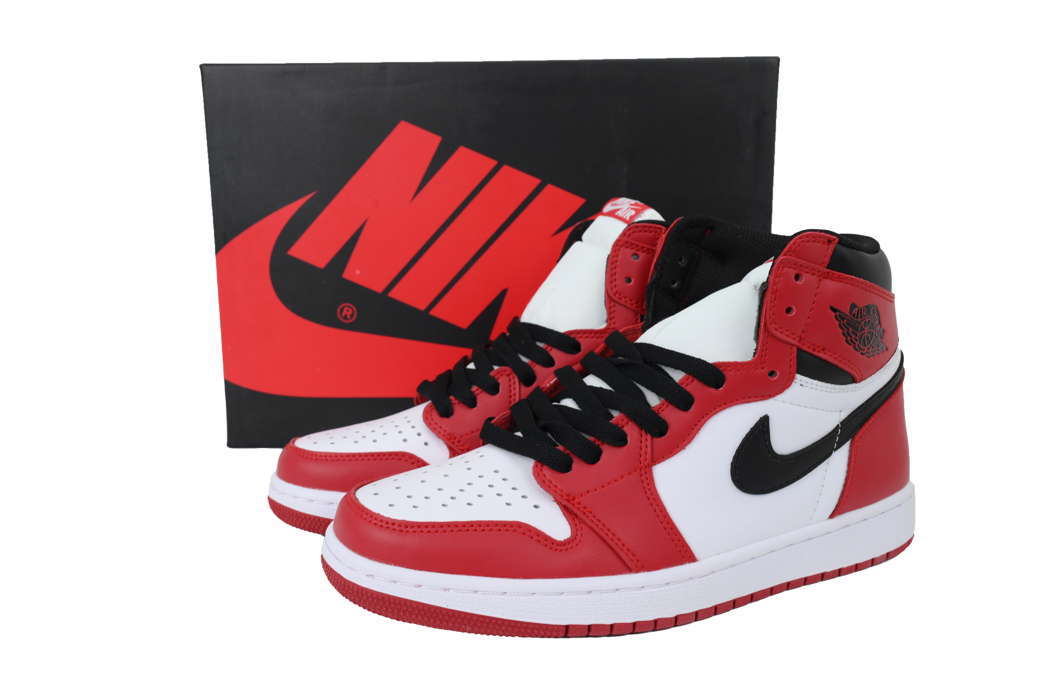 ASB Air Jordan 1 High OG “Chicago” Varsity Red Black 555088-101
