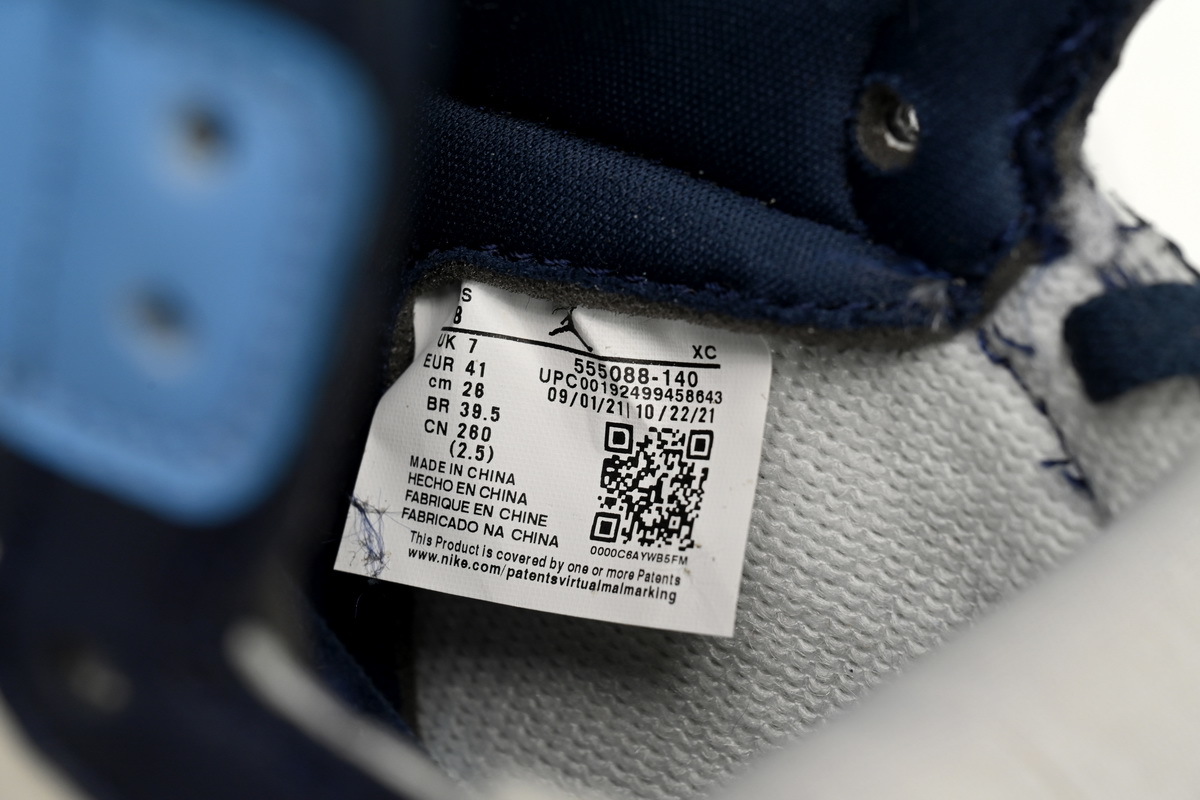 ASB Air Jordan 1 Retro High OG “Obsidian University Blue” 555088-140 