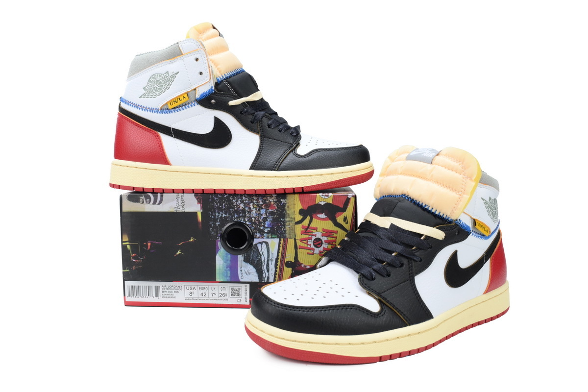 ASB Union X Air Jordan 1 OG Hi Retro“Black Toe” BV1300-106