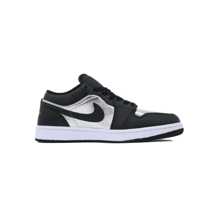 ASB Wmns Air Jordan 1 Low SE 'Silver Toe' Shoes DA5551-001 02
