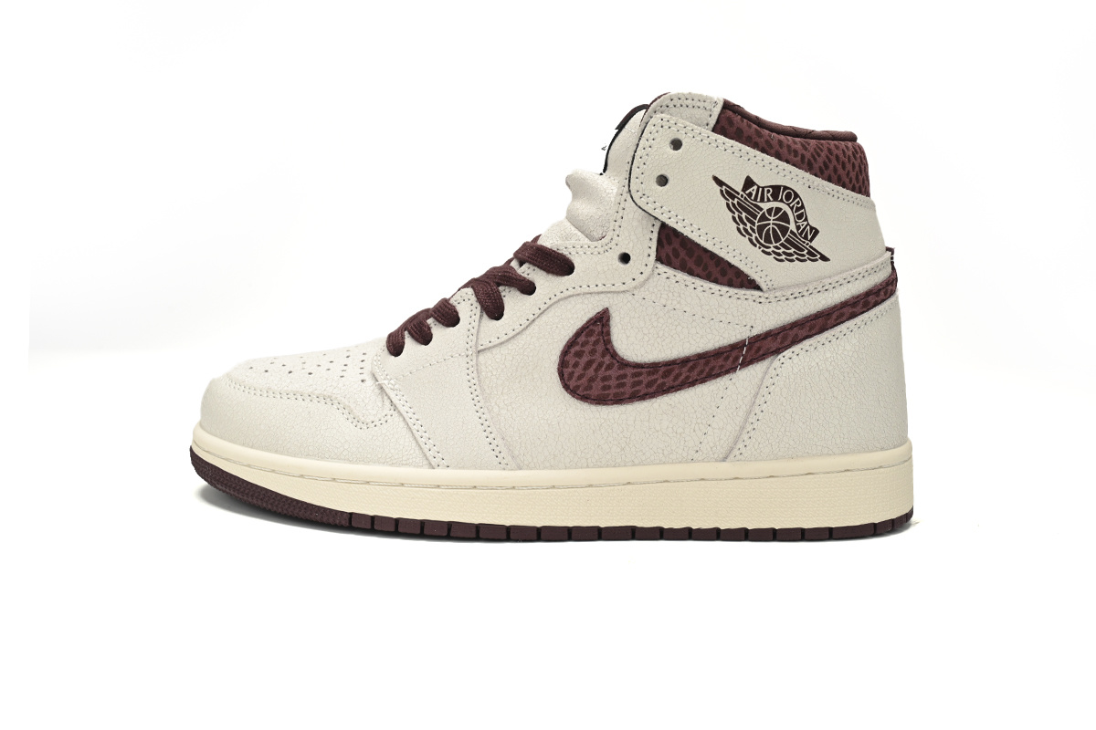 ASB  Air Jordan 1 High OG SailBurgundy Crush5 DO7097-100