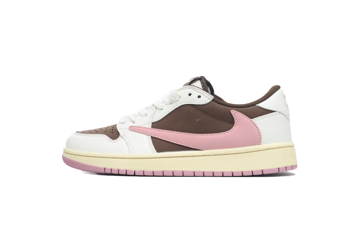 ASB  Air Jordan 1 Low Mocha Sail Pink Leather DZ4137-206