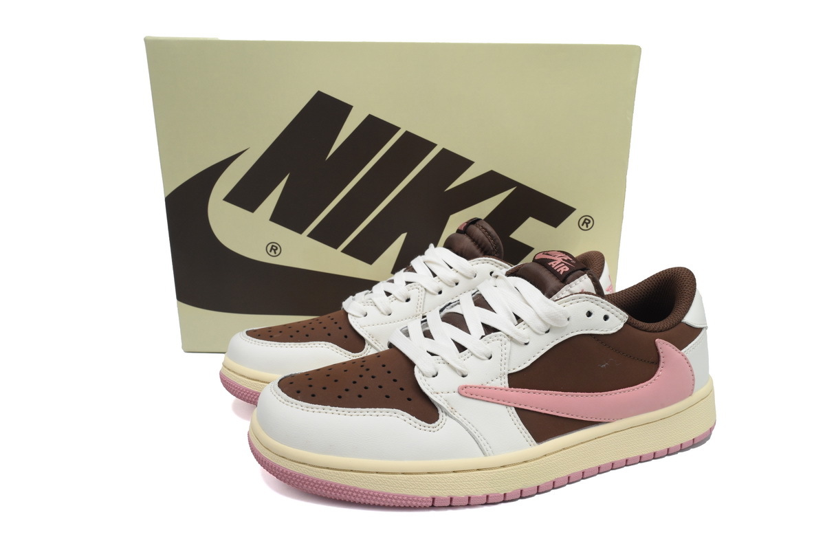 ASB  Air Jordan 1 Low Mocha Sail Pink Leather DZ4137-206