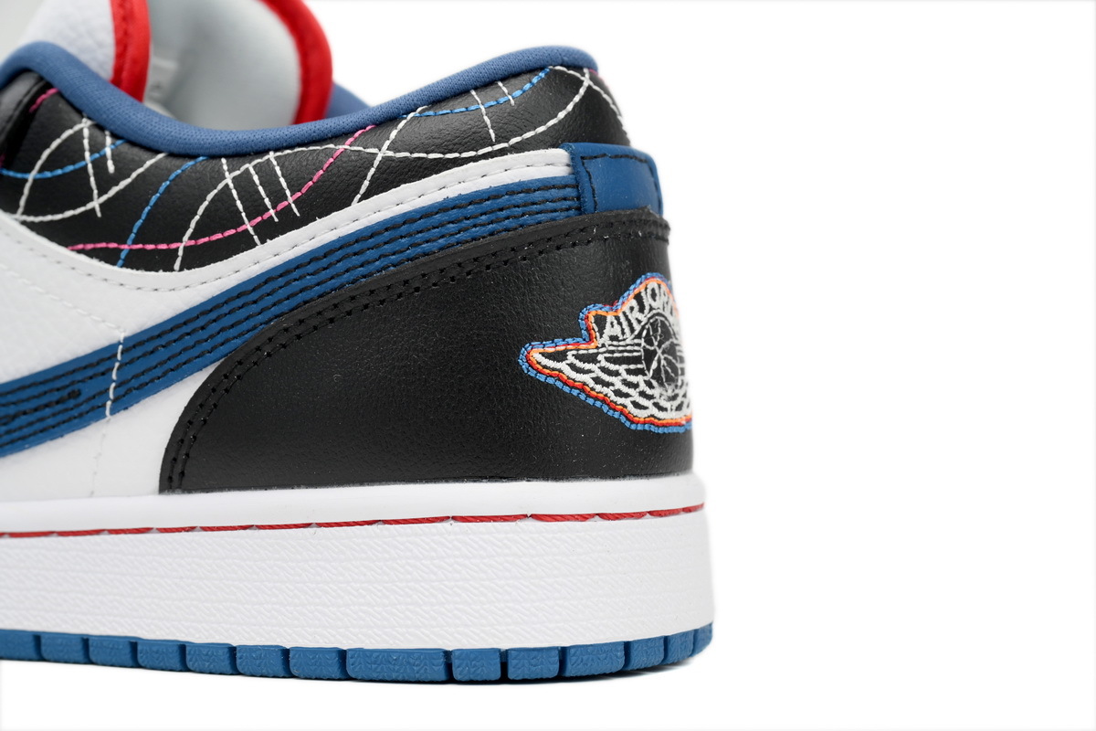 ASB  Air Jordan 1 Low SE "Black/Industrial Blue" FV3622-141