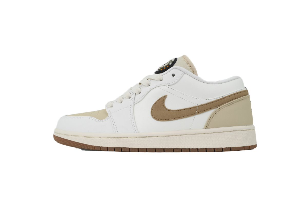 ASB Air Jordan 1 Low 'Dongdan'  White Brown Shoes IB8855-121