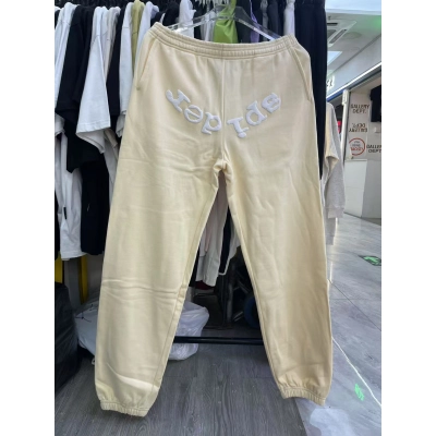 Sp5der Worldwide Classic Web Sweatpants Black/Burgundy/Cream 185-2# 02