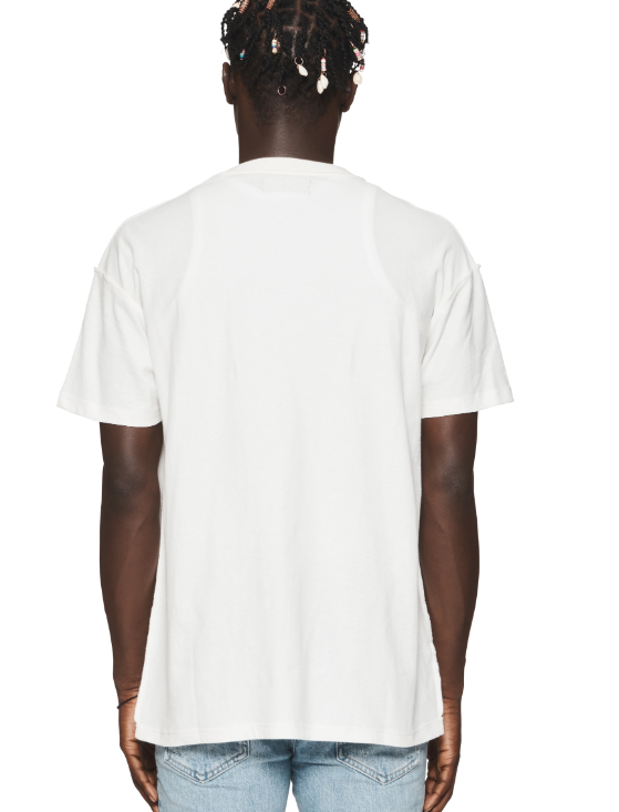 Purple Brand Curved Frameworks Outlined Tee 3012#
