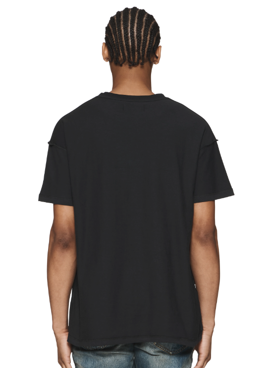 Purple Brand Curved Frameworks Outlined Tee 3012#