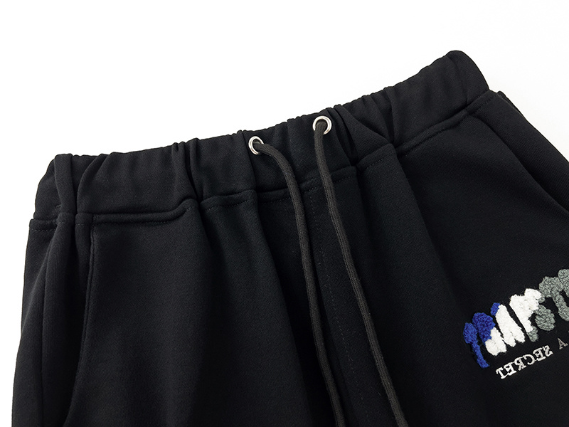 Trapstar It's A Secret Blue Gradient Letter Print T-Shirt &amp; Shorts Set - Black/Grey 627-628