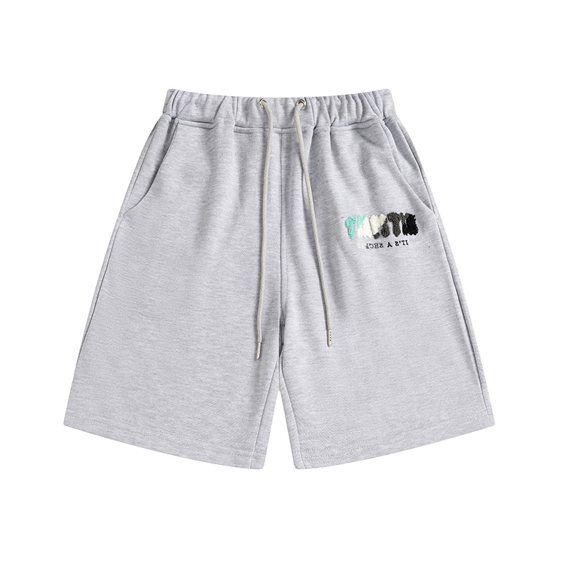 Trapstar It's A Secret Blue Gradient Letter Print T-Shirt &amp; Shorts Set - Black/Grey 627-628