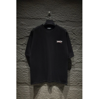 Balenciaga Political Campaign Logo Oversized T-Shirt :5032# 02