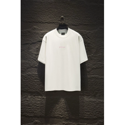 Balenciaga Minimalist Micro Logo Oversized T-Shirt Color Variants ：5033# 02