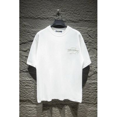 Chrome Hearts x Matty Boy Deconstructed "A" Patch Embroidered Oversized Tee ：7008# 01