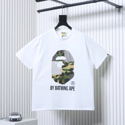  BAPE Split Camo Ape Head Tee 02