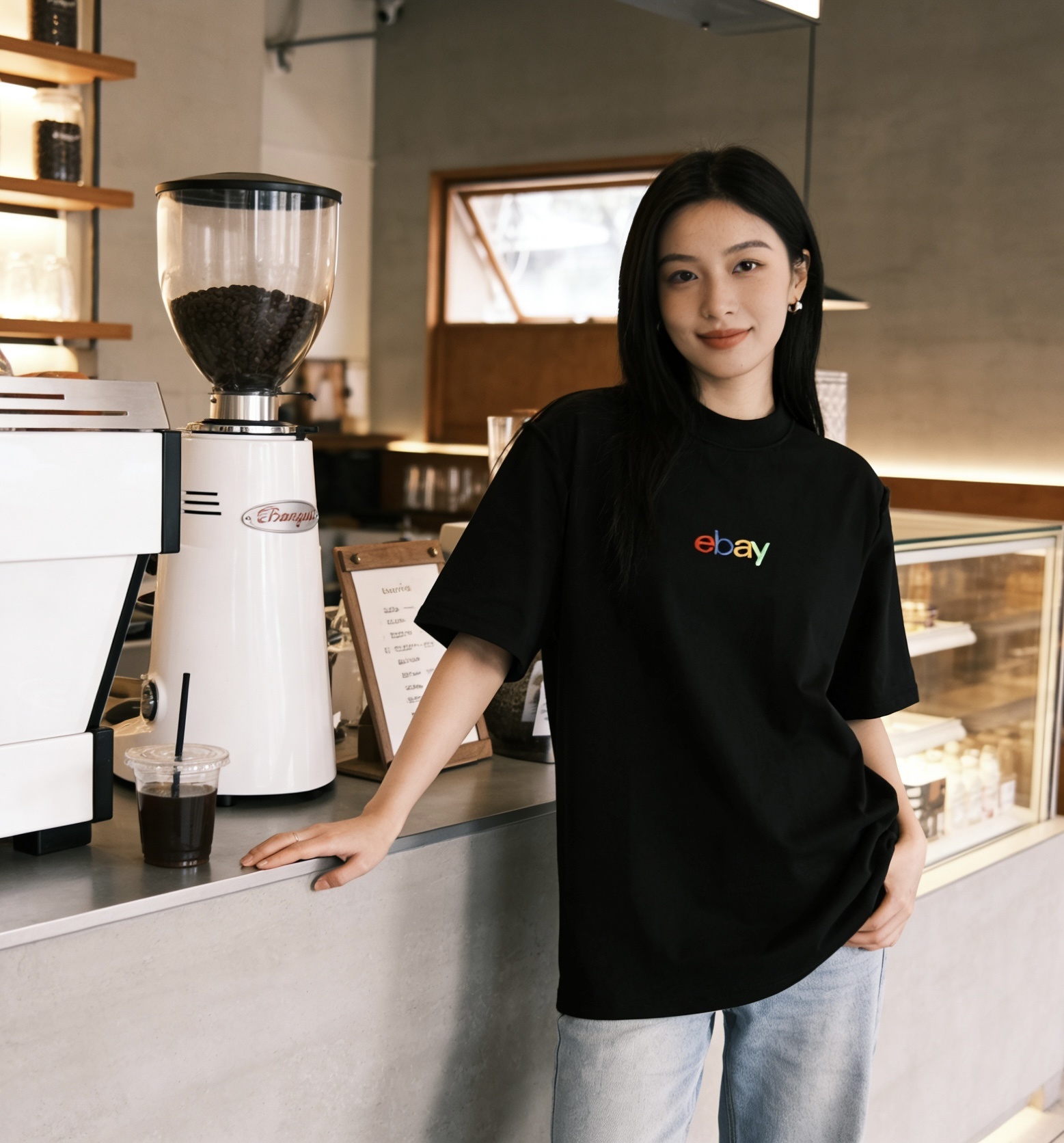 Balenciaga 24ss ebay Logo Embroidered T-Shirt h140